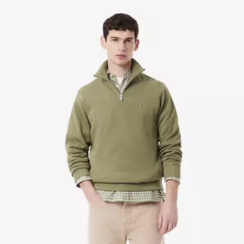 Мужская толстовка Lacoste на молнии с высоким воротом