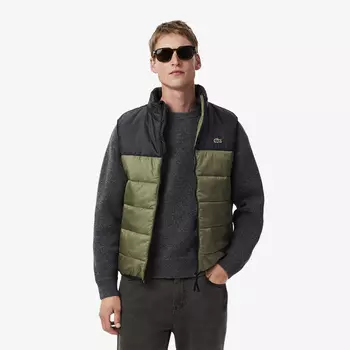 Мужская водостойкая стёганая куртка Lacoste