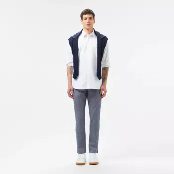 Мужские брюки Lacoste из льна и эластичного хлопка