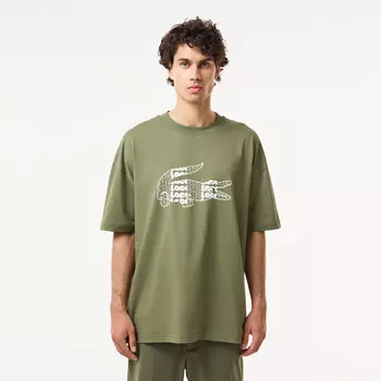 Мужская хлопковая футболка Lacoste