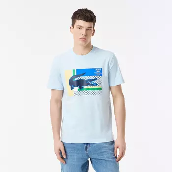 Мужская хлопковая футболка Lacoste