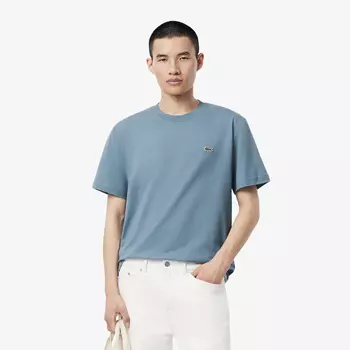 Мужская хлопковая футболка Lacoste с коротким рукавом