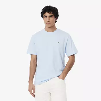 Мужская хлопковая футболка Lacoste с коротким рукавом