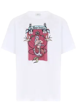Футболка хлопковая с принтом ETRO