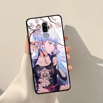 Камисато Аяка Genshin ударный чехол для Samsung Galaxy J4 J6 Plus 2018 A6 A7 A8 A9 J8 J1 2016 A3 A5 J3 J7 J5 2017 чехол J1 2016 - J120