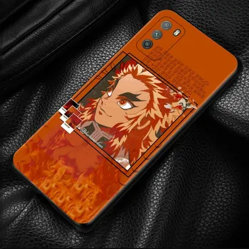 Чехол с аниме-мультяшным лезвием демона для Xiaomi Mi Poco X3 Pro F3 X3 GT M3 X3 NFC F1 M3 Pro 5G F3 GT, черный силиконовый чехол, чехол Mi Pocophone F1