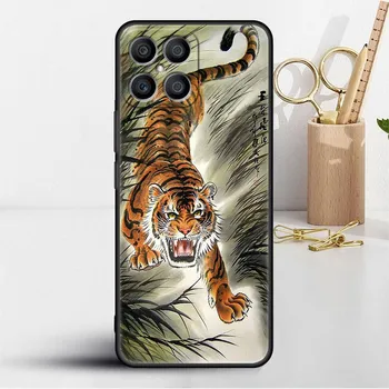 Чехол Tiger Crane ART для Huawei Honor X8 X9 P50 X7 50 20 8X Play 9A P40 P30 Lite P Smart 2021 черный чехол для телефона Huawei P Smart Z