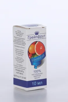 Эфирное масло "Грейпфрут", флакон-капельница, аннотация, 10 мл