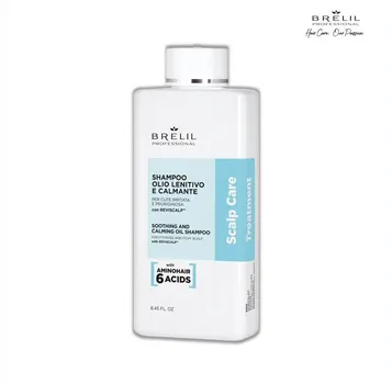 Масляный шампунь Brelil professional AMINO TREATMENT смягчающего и успокаивающего действия, 250мл.