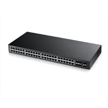 Коммутатор ZYXEL GS2220-50, управляемый, кол-во портов: 44x1 Гбит/с, SFP 2x1 Гбит/с, кол-во SFP/uplink: combo RJ-45/SFP 4x1 Гбит/с, установка в стойку (GS2220-50-EU0101F)
