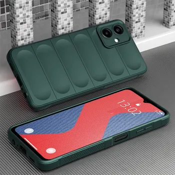 Противоударный матовый чехол KEYSION для Samsung A06 A05 A04 A04e Мягкий силиконовый противоскользящий чехол для задней панели телефона Galaxy A04 A04e A05 A06 for Samsung A05 вино красного
