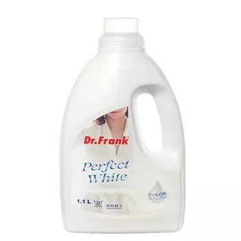 DR.FRANK Жидкое средство для стирки белого белья Perfect White, 100 стирок 1100.0