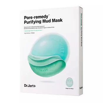 DR. JART+ Обновляющая маска для лица с зеленой глиной Dermask PoreRemedy Purifuing Mud Mask