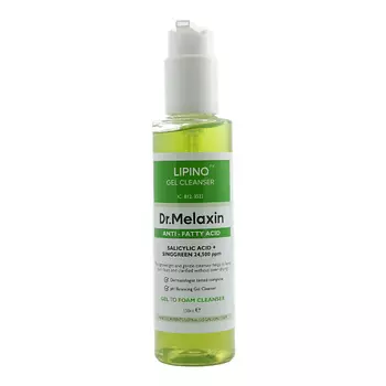 DR.MELAXIN Пенка для лица очищающая для жирной кожи LIPINO Anti-Fatty Acid Gel Cleanser