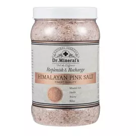 DR.MINERAL’S Соль для ванн розовая Гималайская, средний помол 3000.0