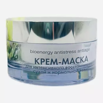 DR. NIKONOV Крем-маска для восстановления сухой кожи лица увлажняющая с медицинской пиявкой