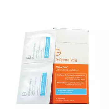 DR DENNIS GROSS Салфетки для лица Alpha Beta Ultra Gentle Daily Peel