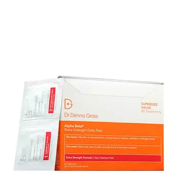 DR DENNIS GROSS Салфетки для лица Alpha Beta Extra Strength Daily Peel