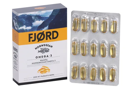 Фьорд Норвежская Омега-3, 30 шт, капсулы