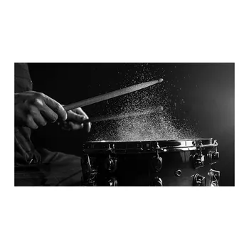 Музыкант Барабанщик Фото Современная Bgm Wall Art Холст Печати Плакат Обнадеживающая Темная Картина Для Подарка Гостиная Домашний Декор Cuadros 20x40cm no frame