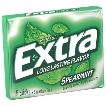 Wrigley"s Extra Spearmint Резинка жевательная 15 шт