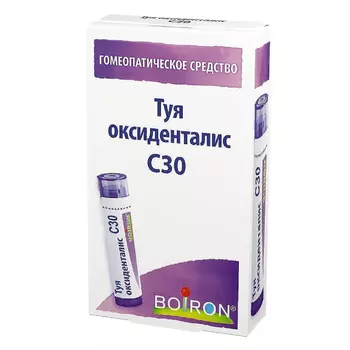 Туя оксиденталис С30 гранулы гомеопатические 4 г
