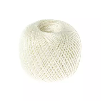 Нитки 'ИРИС' (100%хлопок) 25г 150м (0102 молочный)