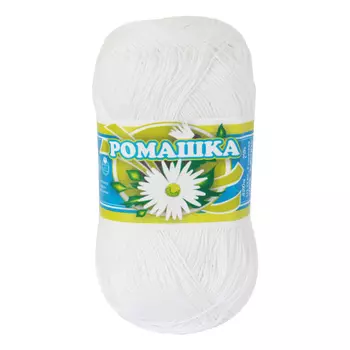 Нитки РОМАШКА (100%хлопок) (0101 белый)