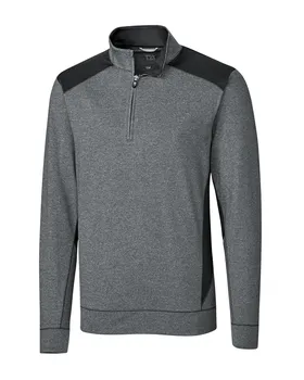 Мужская куртка в стиле колор-блок Cutter & Buck Shoreline, цвет Charcoal Heather