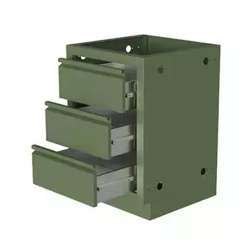 Тумба с 3-мя выдвижными ящиками 870 зеленая