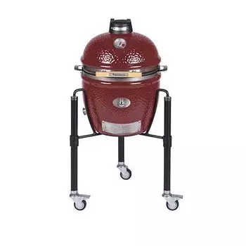 Керамический гриль Monolith Junior Red PRO 2.0 с ножками красный 33 см