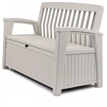 Скамья-сундук Keter Patio Bench белый
