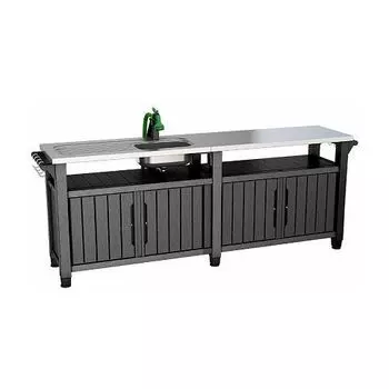 Стол для барбекю Keter Unity Chef 415L графит