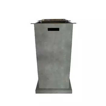 Стол-камин газовый Сlifton Comfort Standing Table Grey