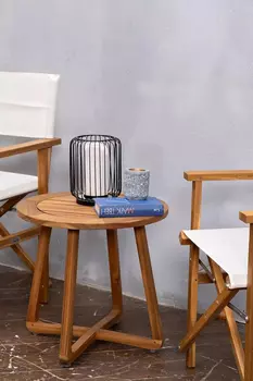 Стол садовый кофейный из акации Joygarden ROUND