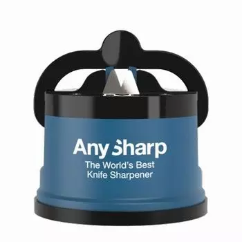 Точилка для ножей AnySharp пластик голубой