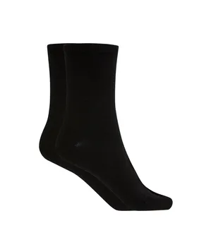 Женские короткие носки из хлопка Special Wide Punto Blanco, черный