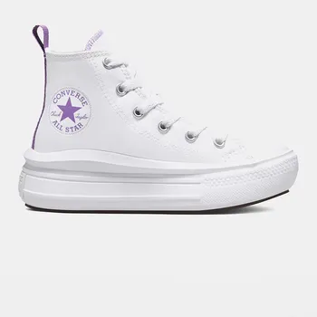 Chuck Taylor All Star Move Converse детские повседневные кроссовки, белый