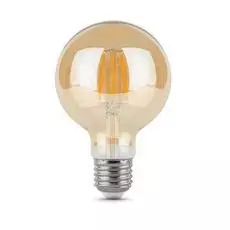 Лампа светодиодная Gauss 105802006 LED Filament G95 E27 6W Golden 550lm 2400K