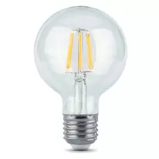 Лампа светодиодная Gauss 105802106 LED Filament G95 E27 6W 630lm 2700K