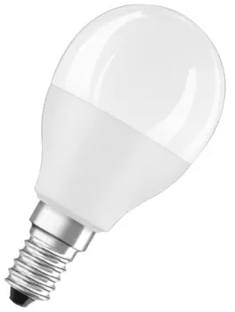 Лампа светодиодная LEDVANCE 4058075144385 LED Star P 40 5.5W/827 5.5Вт шар матовая 2700К тепл. бел. E14 470лм 220-240В RGBW + DIM с пультом диммир. пл