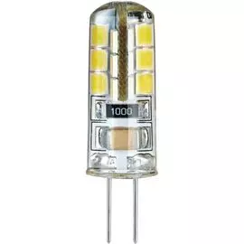 Лампа светодиодная Navigator NLL-S-G4-2.5-230-3K силикон, 2,5Вт, 220-240В, 3000К, 170лм, G4, 11х35мм, капсульная (71347)