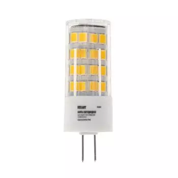 Лампа светодиодная Rexant 604-5012 капсульного типа JD-CORN G4 230В 5,5Вт 2700K теплый свет (поликарбонат)