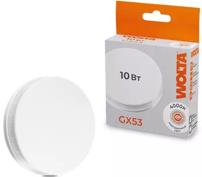 Лампа светодиодная WOLTA 25S75R10GX53 10Вт 4000K GX53