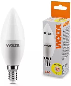 Лампа светодиодная WOLTA 25YC10E14 10Вт 3000K E14