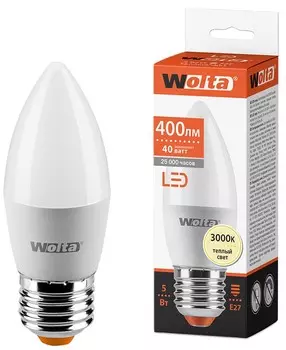 Лампа светодиодная WOLTA 25YC5E27 5Вт 3000K E27
