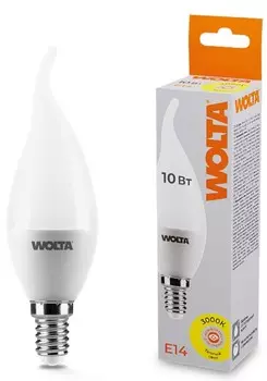 Лампа светодиодная WOLTA 25YCD10E14 10Вт 3000K E14