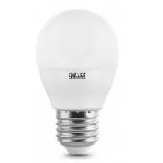 Лампа светодиодная Gauss 105102107-D LED Globe-dim E27 7W 3000К диммируемая (10шт)