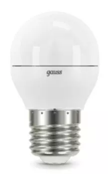 Лампа светодиодная Gauss 105102107-S LED Globe E27 7W 3000K step dimmable 1/10/100