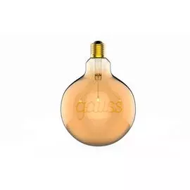 Лампа светодиодная Gauss 175802003 LED Filament G125 GAUSS E27 2,5W Golden 200lm 2000K 200 лм